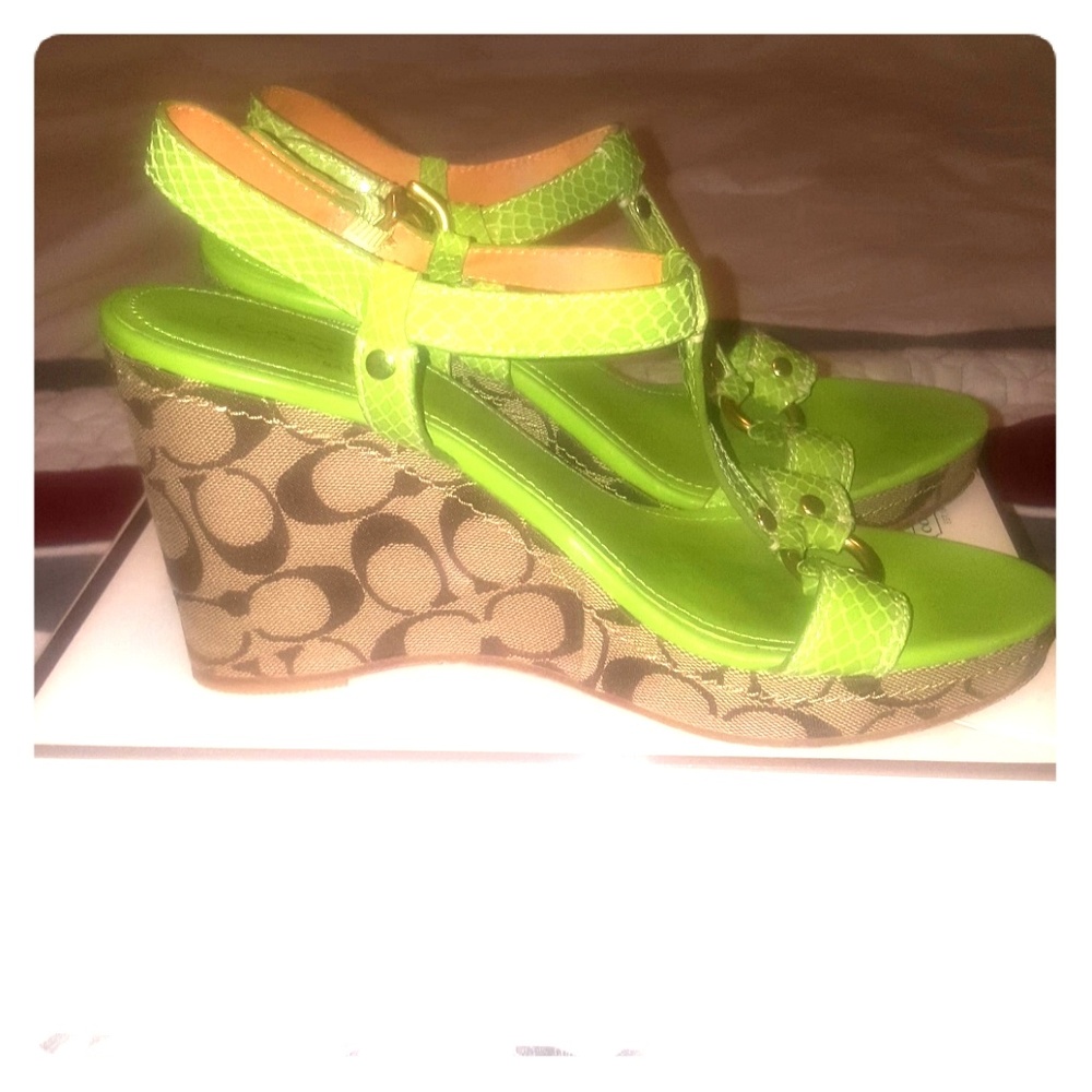 *SOLD* Coach Wedge Shoe